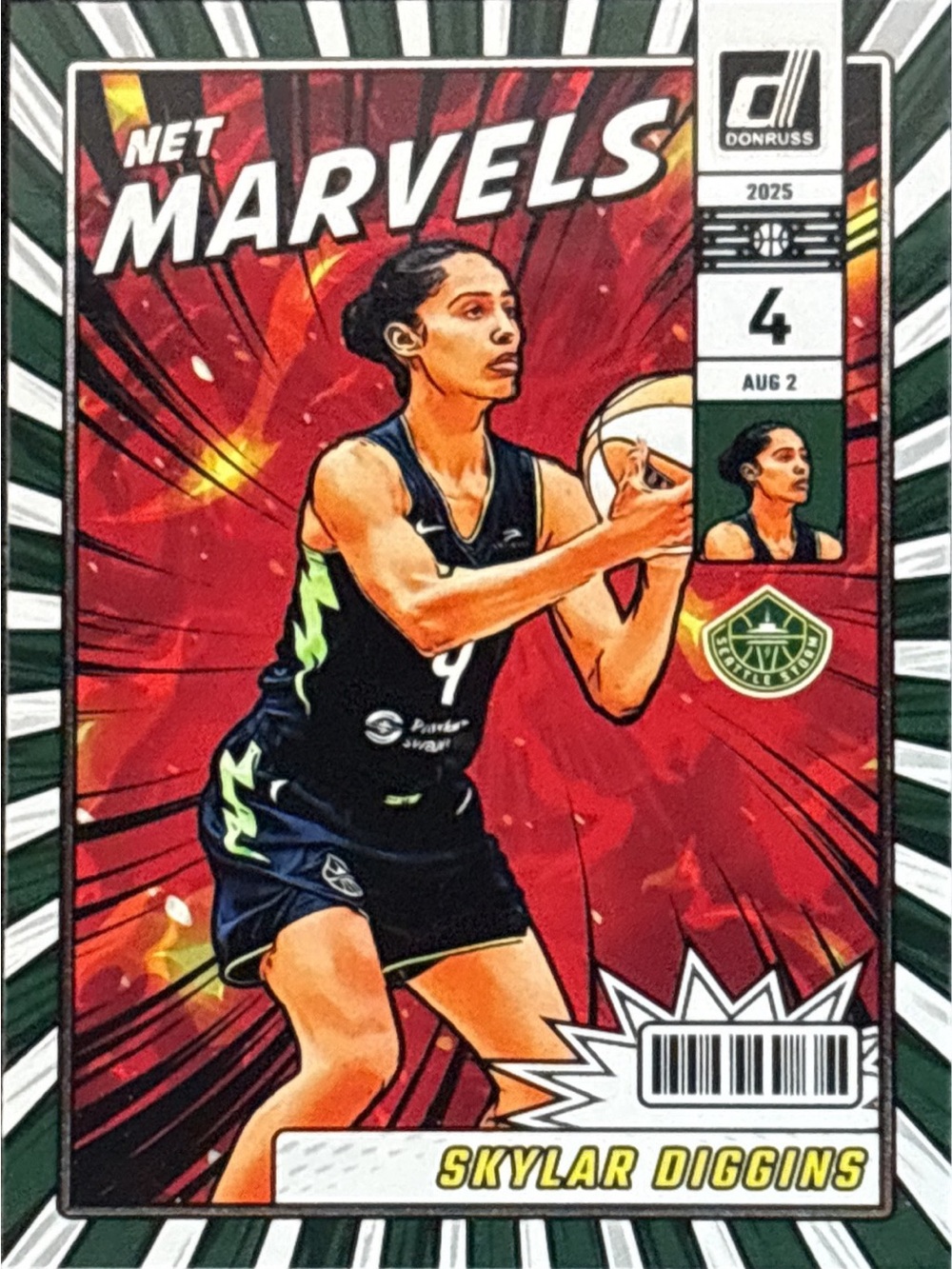 Panini Marvels Skylar Diggins Basketball Trading Card